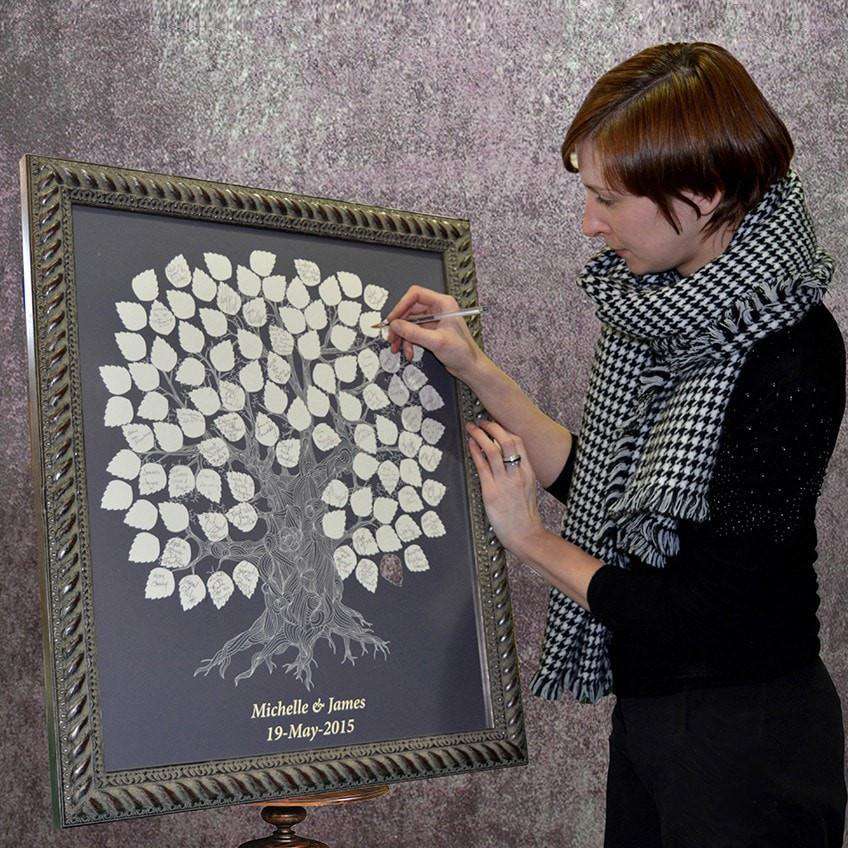 Our Wedding Signing/Fingerprint Tree - The Quality Framing Company & Imaging Services
