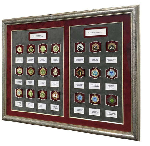 Captioned Sports Medal Frame - The Quality Framing Company & Imaging Services