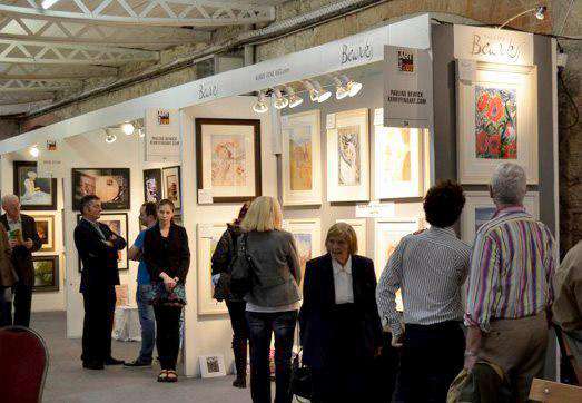 Our Stand at the Art Fair in the RDS in 2011 selling Pauline Bewick Ltd Editions - The Quality Framing Company & Imaging Services