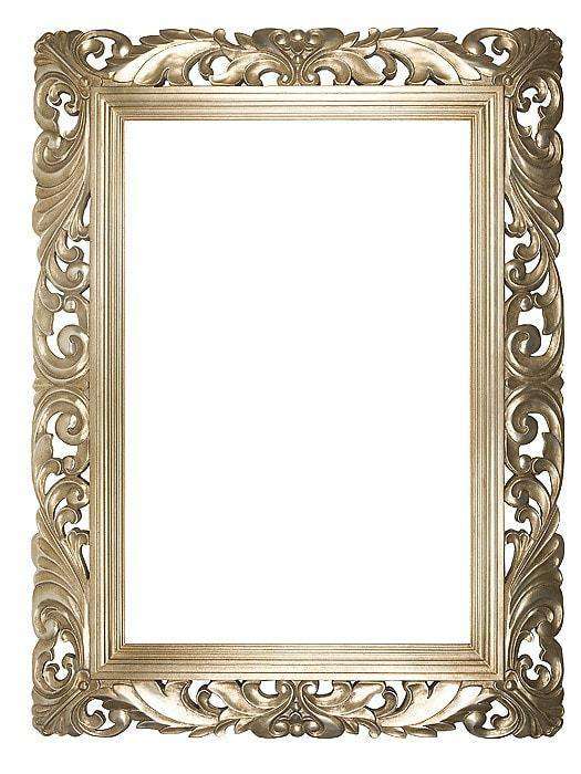 6.5" Silver Carved Swept - The Quality Framing Company & Imaging Services