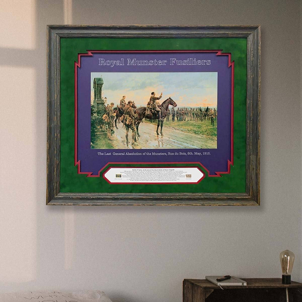 Munster Fusiliers Last Absolution Gift Frame | - The Quality Framing Company & Imaging Services