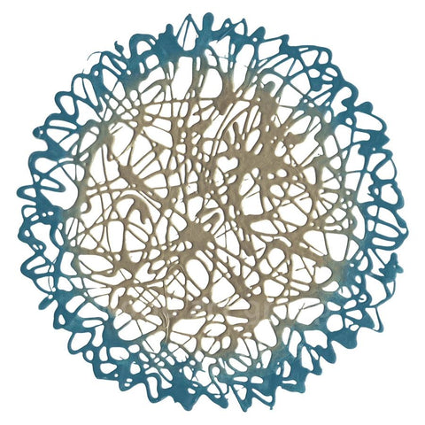 DecoGraph Q Circle AnGold/Teal 24in - The Quality Framing Company & Imaging Services